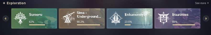 Game account sale Genshin Impact